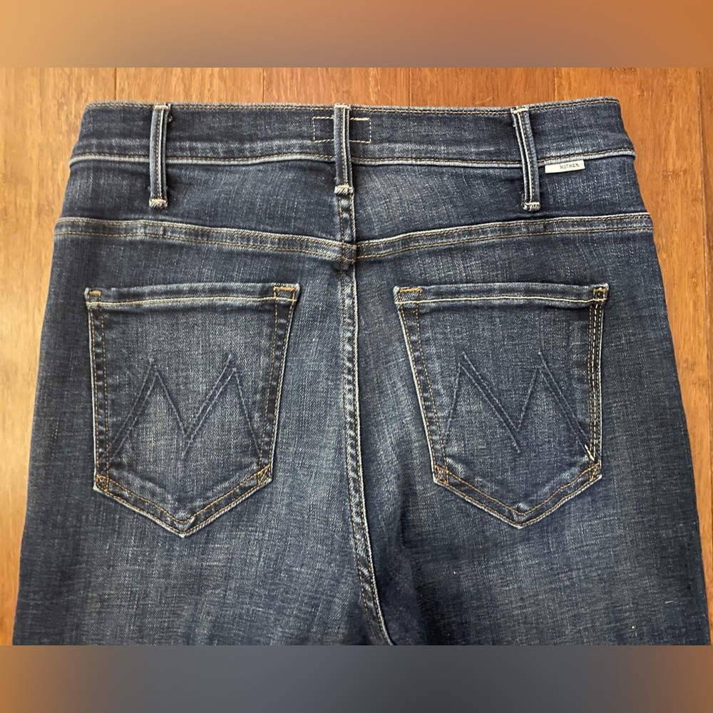 Mother Jeans Bootcut Ankle 26 Hustler Ankle Fray Lust for Life Luxury - Picture 16 of 16